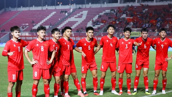 Sáu cầu thủ PVF-CAND được triệu tập vào U23 Việt Nam dự giải CFA Team China 2026