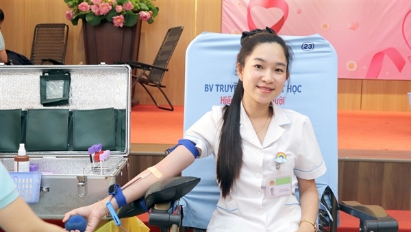 Hơn 200 cán bộ chiến sĩ Công an hiến máu vì nghĩa tình vì đồng đội thân yêu