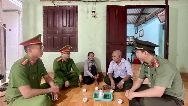 Công an xã ở nơi có đông đồng bào dân tộc Raglai nâng cao hiệu quả gần dân