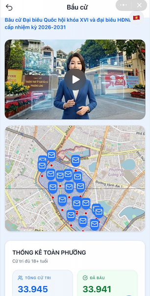 Cử tri cả nước phấn khởi thực hiện quyền làm chủ trong kỳ bầu cử 2026 -2
