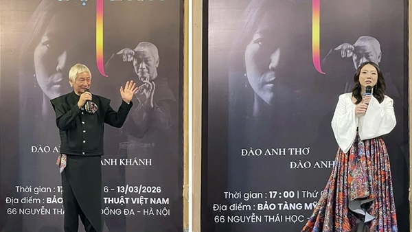 “Dòng chảy đột biến”: Cuộc đối thoại nghệ thuật của hai thế hệ