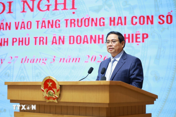 Thủ tướng chủ trì hội nghị về tăng trưởng hai con số và tri ân doanh nghiệp -0