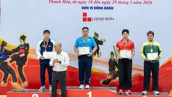 Đại úy CSGT giành Huy chương Vàng Pencak Silat quốc gia