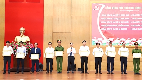 Tuyên dương nhiều điển hình trong phong trào Toàn dân bảo vệ ANTQ tại Đà Nẵng