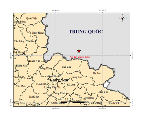 Lạng Sơn rung lắc do ảnh hưởng từ động đất gần biên giới Trung Quốc -0