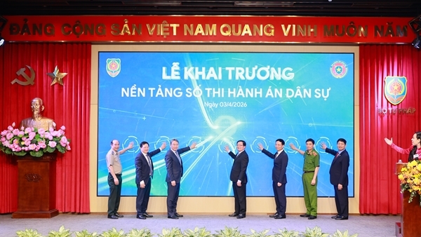 Khai trương nền tảng số thi hành án dân sự