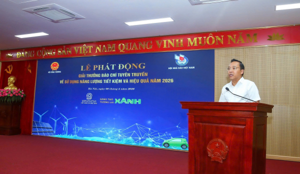 Phát động Giải thưởng báo chí tuyên truyền về sử dụng năng lượng tiết kiệm và hiệu quả năm 2026 -0