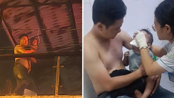 Chuyện về Đại úy Công an băng mình qua lửa dữ, cứu cháu bé 13 tháng tuổi