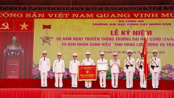 Trường Đại học CSND kỷ niệm 50 năm thành lập và đón nhận danh hiệu Anh hùng LLVTND