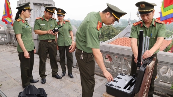 Ứng dụng công nghệ trong công tác đảm bảo an ninh, an toàn Lễ hội Đền Hùng