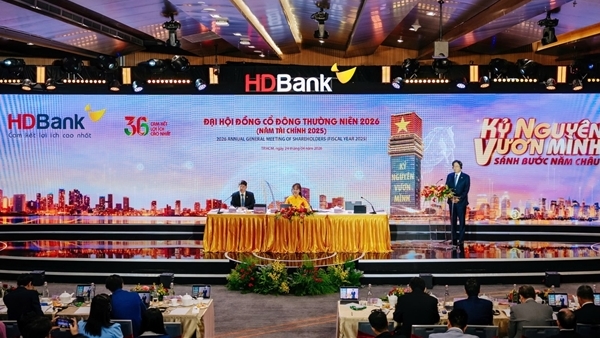 ĐHĐCĐ HDBank 2026: Lợi nhuận kế hoạch tăng 41%, quy mô tiệm cận 1,2 triệu tỷ đồng