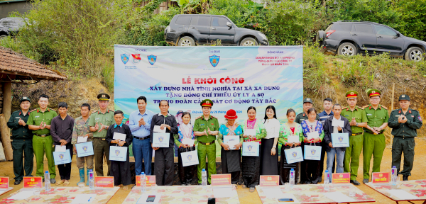 Bộ Tư lệnh Cảnh sát cơ động khởi công nhà tình nghĩa tại Điện Biên -0