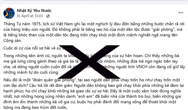 Lại giở trò “hội luận”, “bàn tròn” đánh tráo bản chất, ý nghĩa lịch sử ngày 30/4/1975 -0