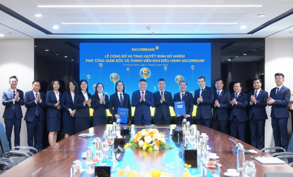 SACOMBANK kiện toàn đội ngũ lãnh đạo cấp cao -1