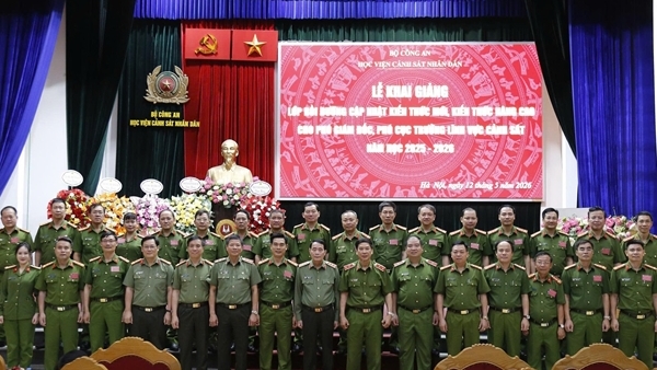 Bồi dưỡng, cập nhật và nâng cao kiến thức cho các Phó Giám đốc, Phó Cục trưởng lĩnh vực cảnh sát