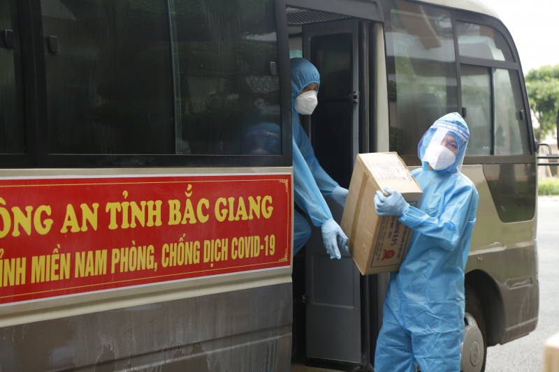 Đoàn Công an tỉnh Bắc Giang đã có mặt tại TP Hồ Chí Minh và tỉnh Bình Dương -0