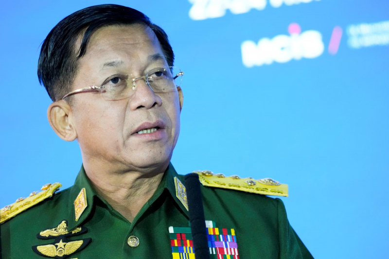 Thống tướng Myanmar cam kết tổ chức bầu cử, sẵn sàng hợp tác với ASEAN -0