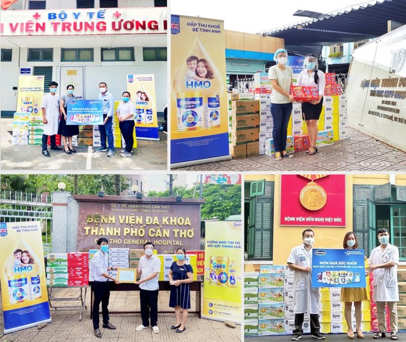 Vinamilk đẩy mạnh hành trình tiếp sức tuyến đầu chống dịch tại 50 bệnh viện -0