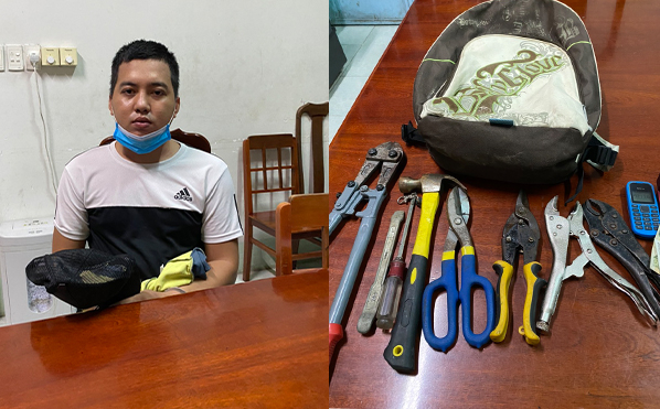 “Khóa tay” tên trộm chuyên đột nhập nhà vắng chủ trong thời gian giãn cách xã hội -0