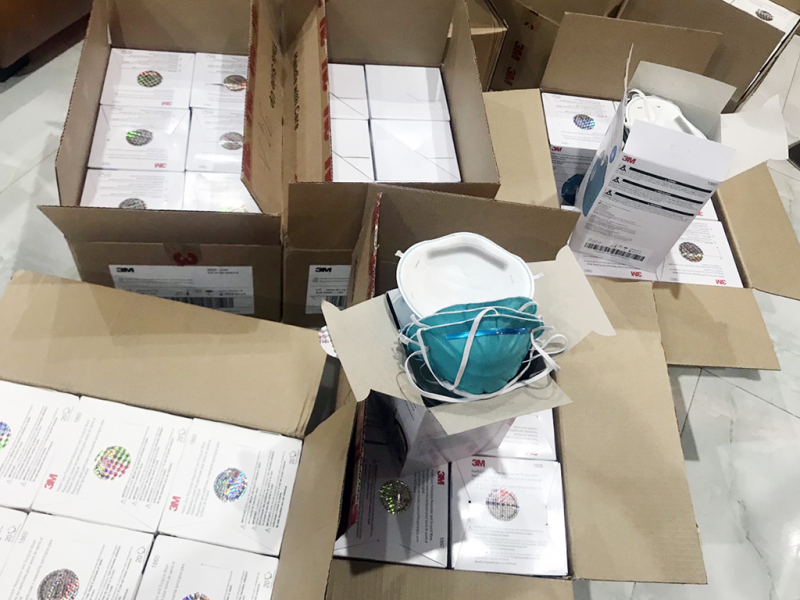 Thu giữ số lượng lớn Test thử COVID-19 nhập lậu và khẩu trang 3M giả -0