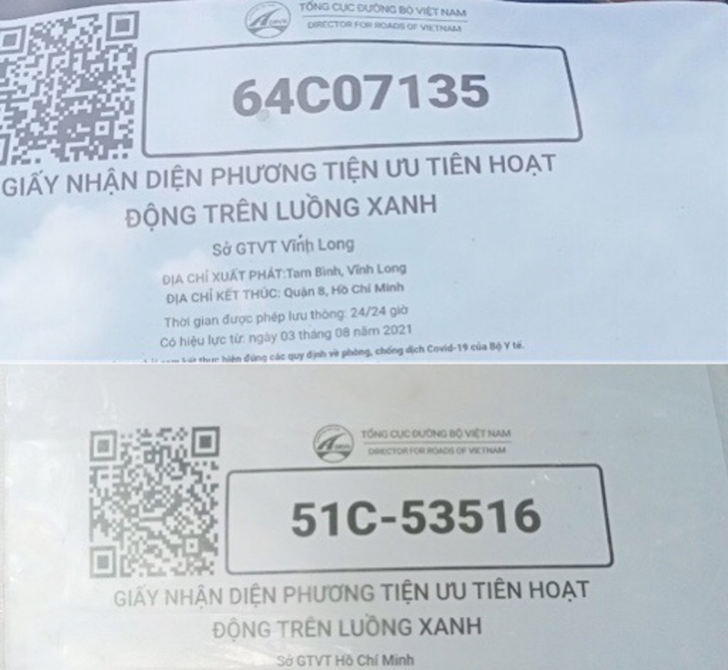 Trà Vinh xử phạt 2 tài xế xe tải “luồng xanh” đi sai lộ trình -0