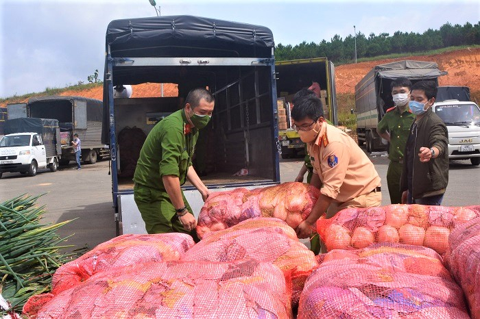 17 tấn nông sản hỗ trợ Bệnh viện 30/4 Bộ Công an -0