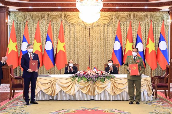 Lực lượng Công an Việt - Lào thắt chặt hơn nữa quan hệ hợp tác -0