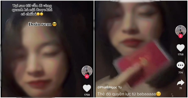 Xử phạt cô gái đăng clip khoe “tấm thẻ đỏ của ba” -0