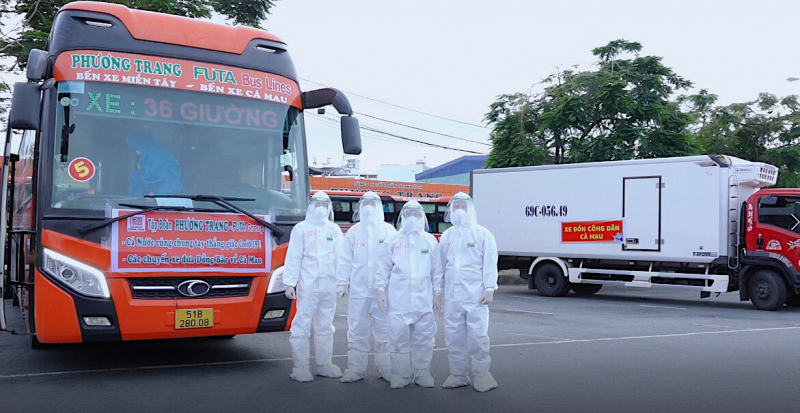 Cà Mau đón công dân từ vùng dịch về quê -1