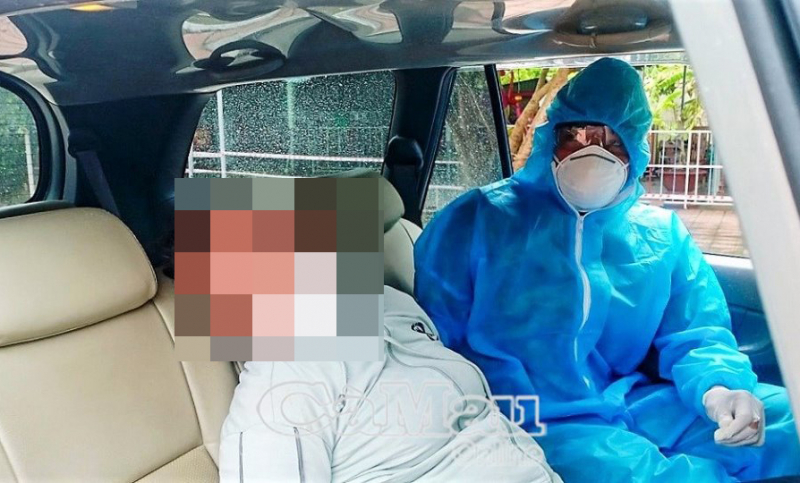 Cưỡng chế cách ly một phụ nữ vi phạm phòng, chống dịch  -0