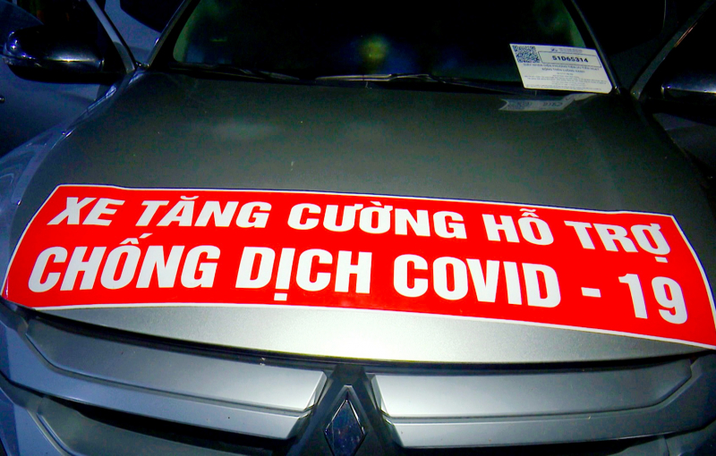 Ngụy trang xe hỗ trợ phòng, chống dịch vận chuyển gần 2kg ma túy đá -0