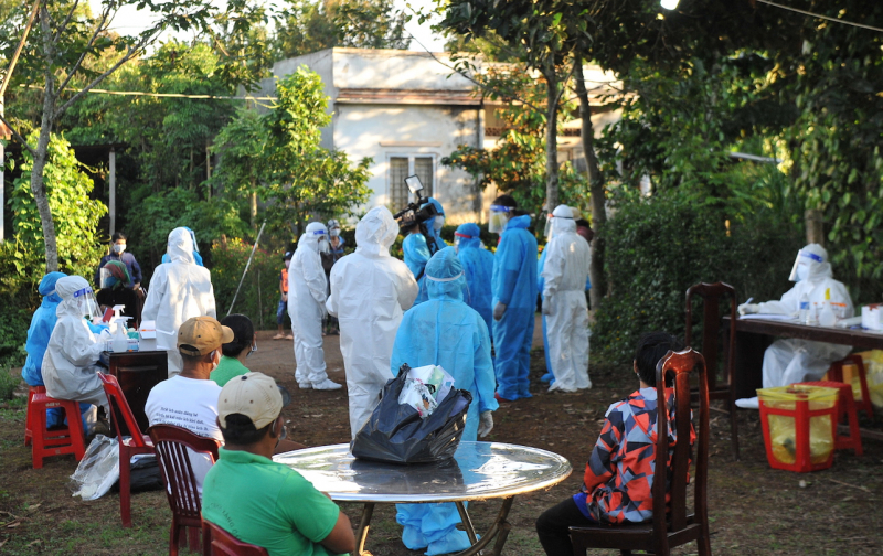 Cách ly y tế một xã vì ghi nhận 44 trường hợp mắc COVID-19 -0
