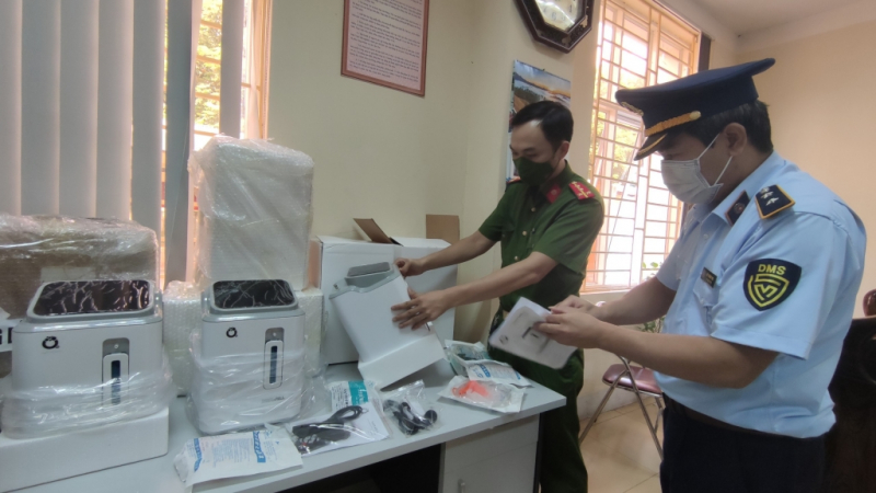 Bắt giữ lô hàng máy tạo oxy không giấy tờ -0