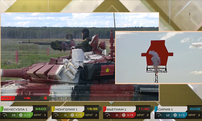 Việt Nam về nhì trong ngày ra quân Tank Biathlon 2021 -0