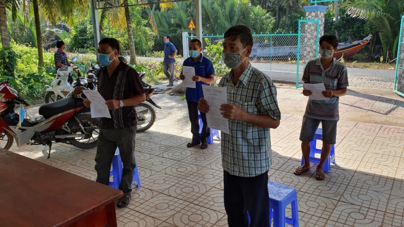 Công an Vĩnh Long bắt 8 người tụ tập sát phạt trong thời gian thực hiện giãn cách xã hội -0