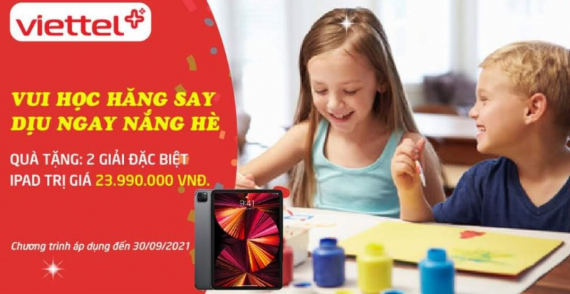 Phát động chương trình “Vui học hăng say- Dịu ngay nắng hè” cho con em khách hàng Viettel -0