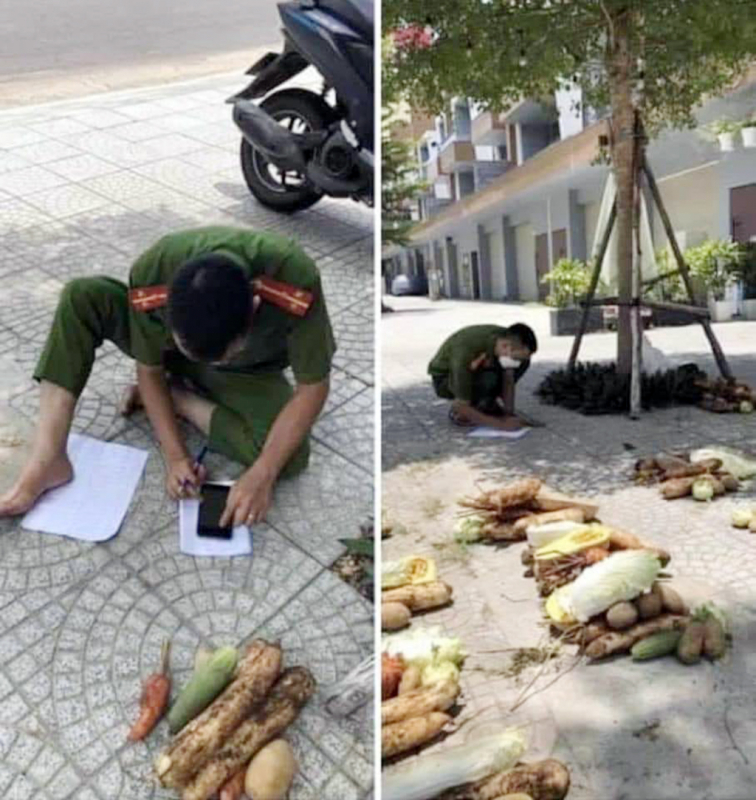 Đi tìm người chiến sỹ Công an trong bức ảnh ấn tượng 