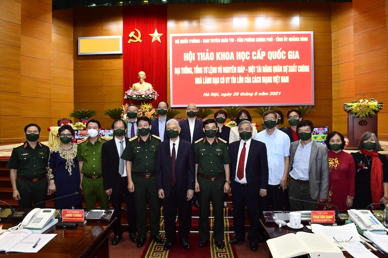 HỘI THẢO KHOA HỌC CẤP QUỐC GIA VỀ ĐẠI TƯỚNG, TỔNG TƯ LỆNH VÕ NGUYÊN GIÁP  -0