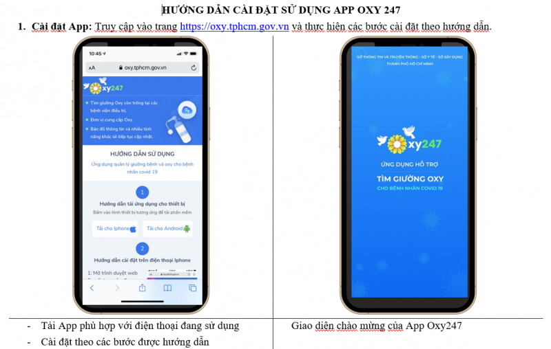 Ứng dựng tìm oxy cho bệnh nhân COVID-19 -0