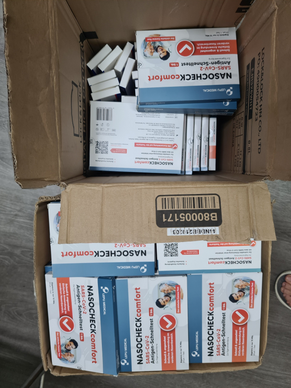 Thu giữ 145 kit test nhanh COVID-19 không rõ nguồn gốc -1