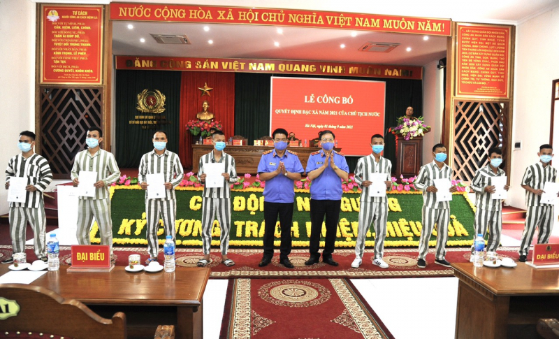 Lễ đặc xá cho các phạm nhân tại Trại giam Suối Hai -0