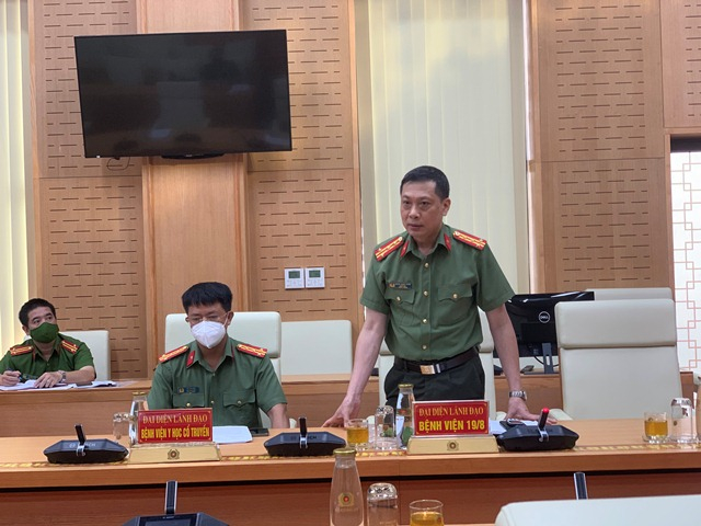 Bàn giải pháp tháo gỡ vướng mắc công tác phòng chống dịch đối với lực lượng CAND -0