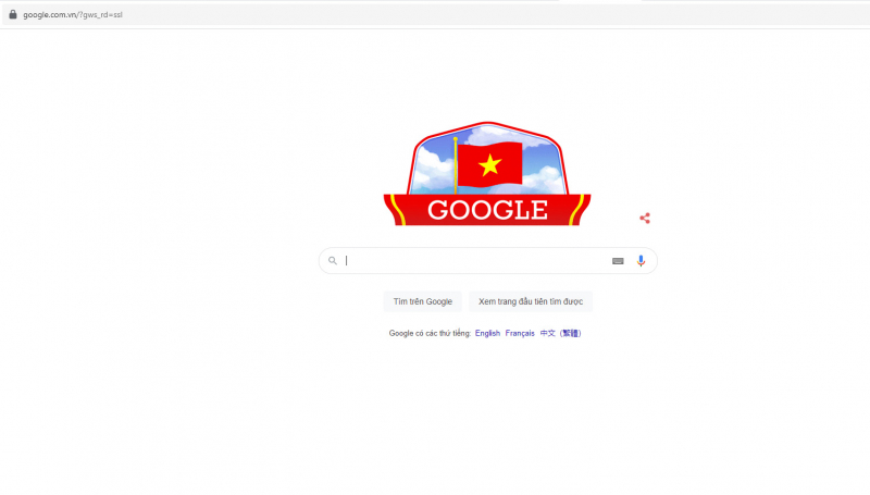 Google thay biểu tượng chào mừng ngày Quốc khánh Việt Nam -0