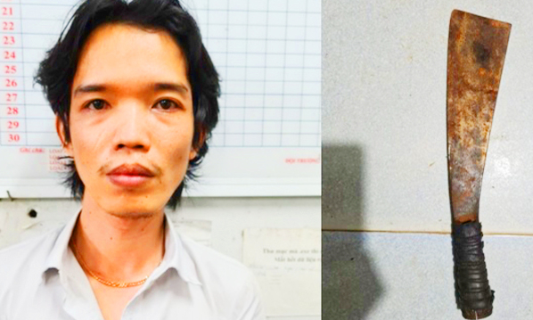 Đòi tiêm vaccine Pfizer không được, dùng dao chém Công an -0