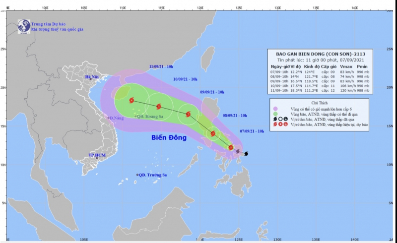 Bộ Công an yêu cầu Công an các đơn vị, địa phương chủ động ứng phó với bão Conson -0