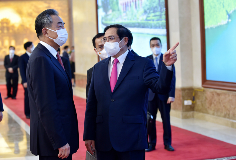 Thủ tướng Phạm Minh Chính tiếp Ủy viên Quốc vụ, Bộ trưởng Ngoại giao Trung Quốc -0