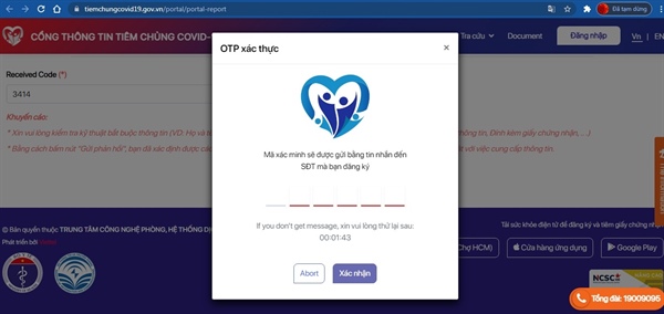 Người dân tự cập nhật các mũi tiêm vaccine COVID-19 lên Cổng thông tin tiêm chủng quốc gia -0