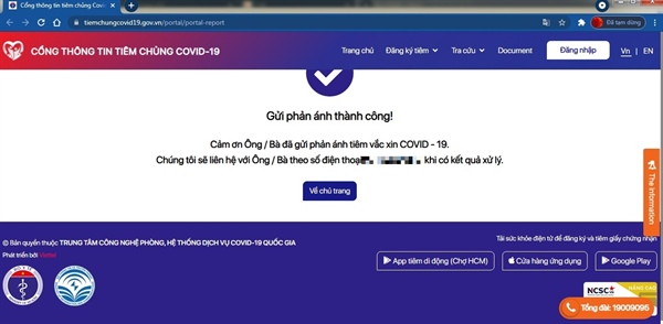Người dân tự cập nhật các mũi tiêm vaccine COVID-19 lên Cổng thông tin tiêm chủng quốc gia -0