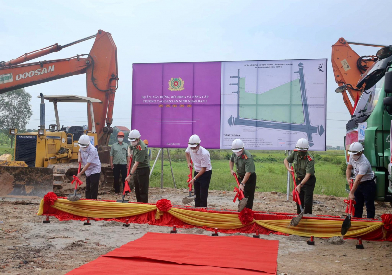 Khởi công dự án xây dựng, mở rộng, nâng cấp Trường Cao đẳng ANND I -0
