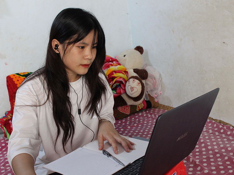 Sinh viên vùng cao gặp nhiều khó khăn trong việc học online -0